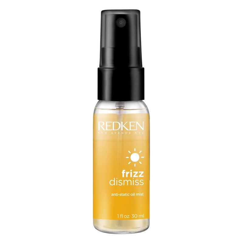 Redken Frizz Dismiss Anti-Static Oil Mist | Frizz Control for All Hair Types | Tames Flyaways & Anti Frizz | With Babassu Oil | Sulfate Free | 4.2 Fl Oz