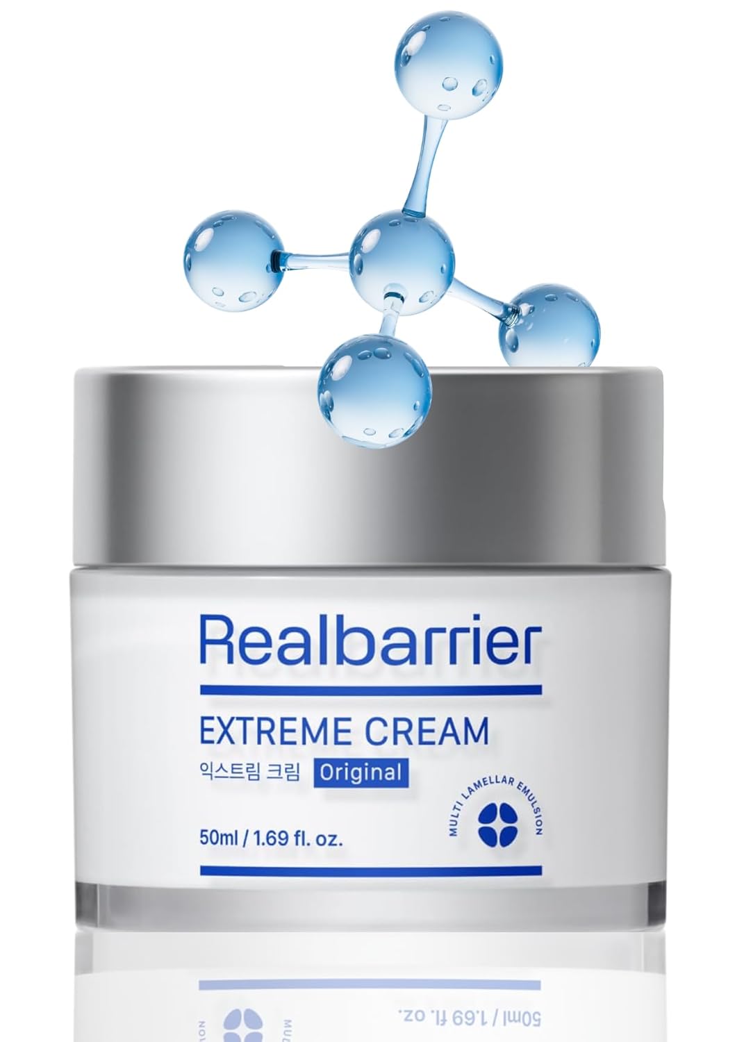 Extreme Cream | Korean Moisturizer for Sensitive Skin - Hydrating Face Lotion with Hyaluronic Acid & Ceramides | 1.69 fl oz (50ml)