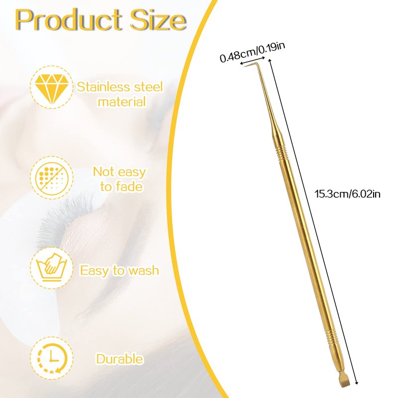 Lash Lift Tool,Professional Eyelash Separator Tool with Comb Lash Lift and Tint Kit Eyelash Lift and Tint Tool Stainless Steel Lash Perming Brush Lash Lift Comb Perming and Tinting Supplies