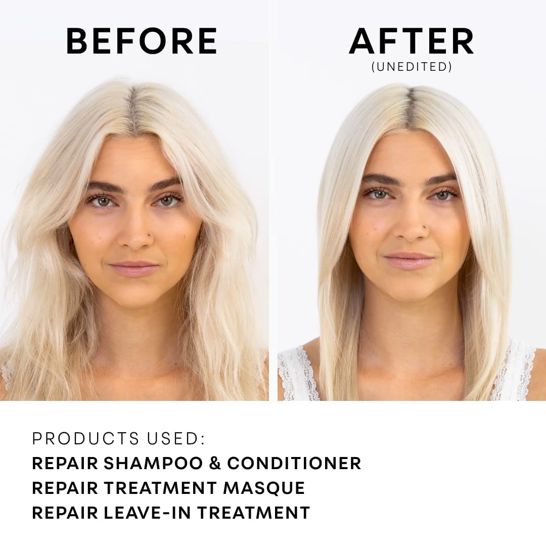 NatureLab.TOKYO Perfect Repair Conditioner - Lightweight Conditioner for Damaged, Color-Treated Hair - Penetrates Roots and Revitalizes & Restores Strands - Japanese Hair Care - Refill Pouch, 22.9oz
