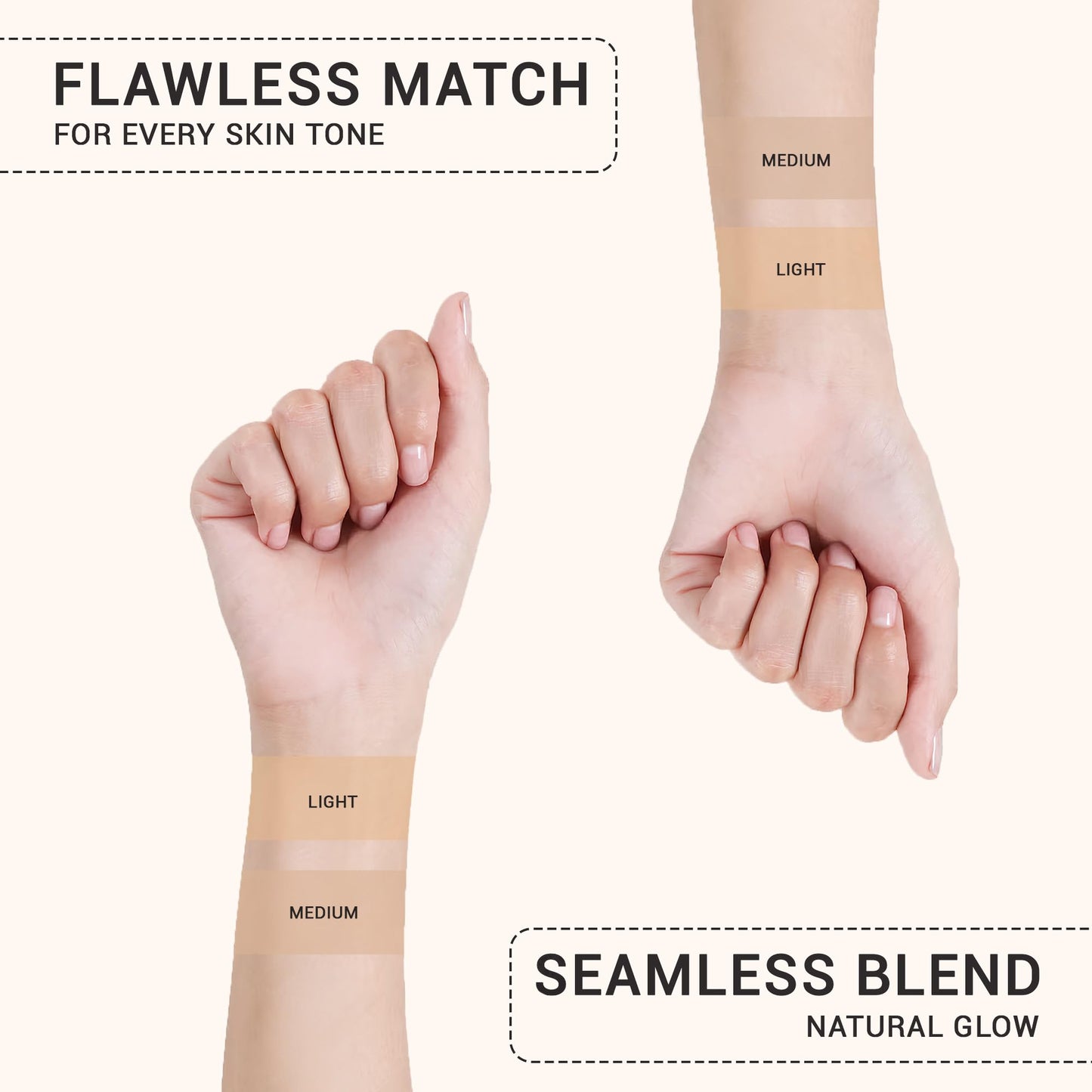 Lx Blend Bye Bye Foundation Oil Free Matte Coverage Moisturizer With SPF 50