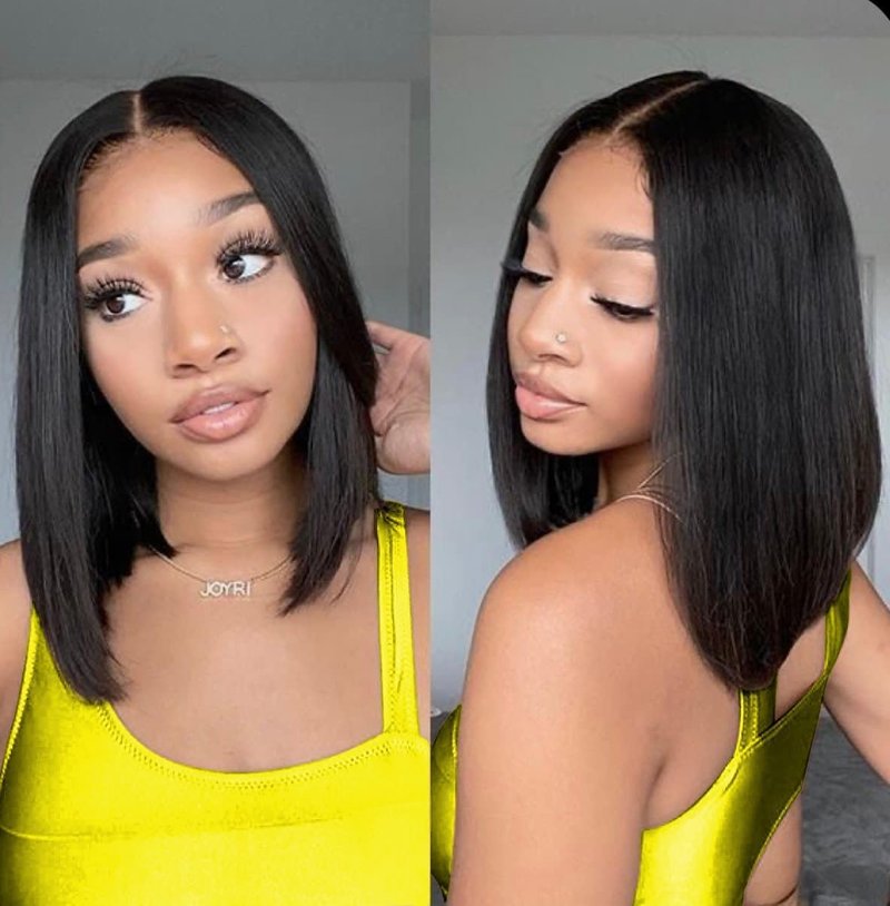TNICE Straight Human Hair Bundles 14 14 14 Inch Brazilian Straight Hair Bundles 100% Unprocessed Virgin Hair Weave Bundles Human Hair Extension for Women Natural Color