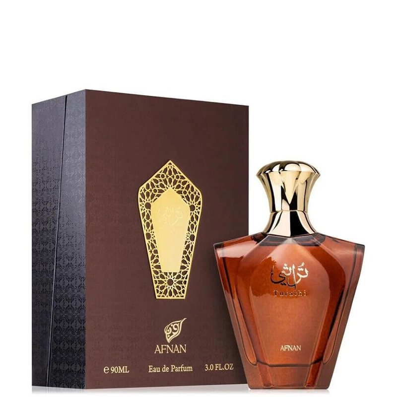 Afnan Turathi Brown Eau de Parfum Spray for Men - 3 Oz | Long-Lasting Fragrance