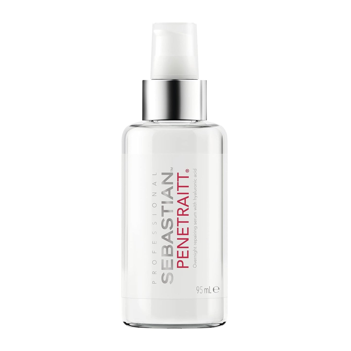 Sebastian Professional Penetraitt Overnight Repair Serum - Hydrating Leave-in Treatment with Hyaluronic Acid & Niacinamide | 3.2 fl oz