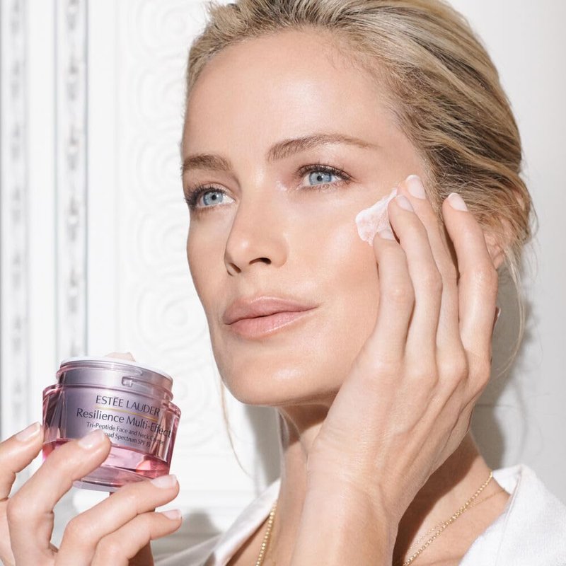 Estée Lauder Resilience Multi-Effect Tri-Peptide Face & Neck Cream - Anti-Aging Moisturizer with SPF 15