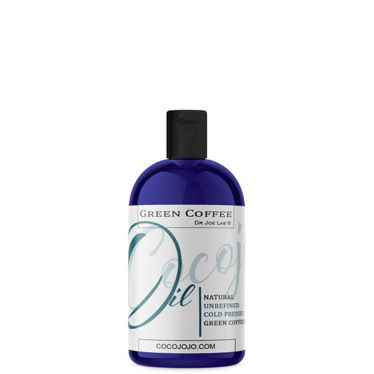 Dr Joe Lab Green Coffee Bean Oil - Pure, Unrefined, Cold Pressed, Non-GMO Carrier Oil for Skin, Hair, Nails, Body, Face & More - 4 oz - Natural Antioxidant