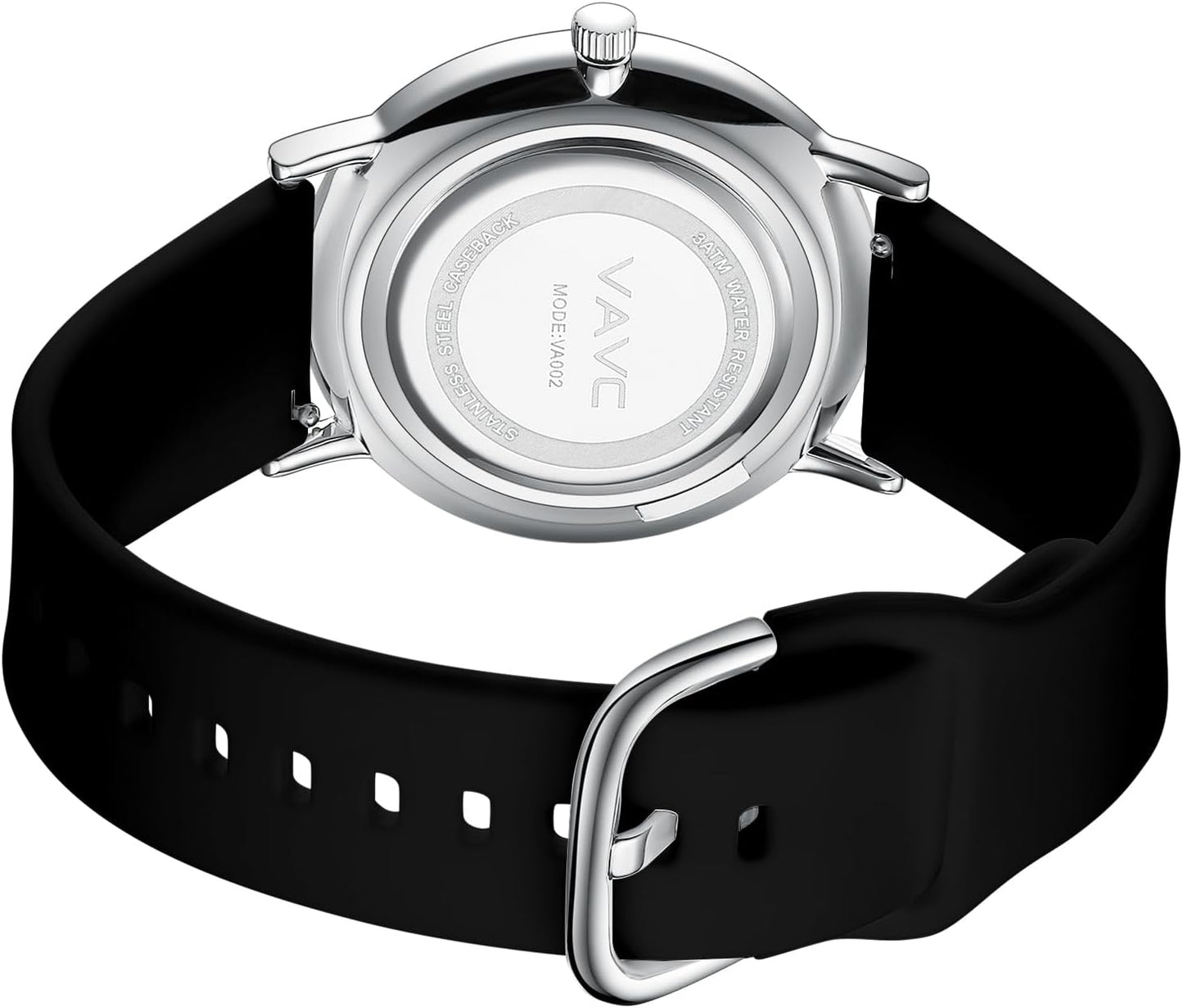 Waterproof Analog Nurse Watch for Nurses,Students,Medical Professionals,Women Men,with Luminouse Easy Read Dial,Military Time,Second Hand and 24 Hour,Comfortable Silicone Band.