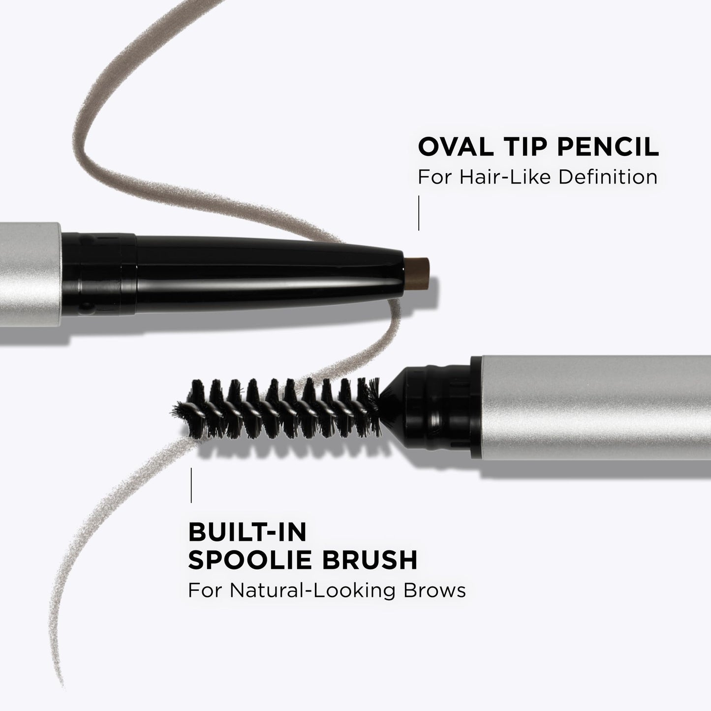 IT Cosmetics Brow Power Universal Reddish Brown Eyebrow Pencil (Auburn) -Long-Lasting, Budge-Proof, Nourishing Biotin & Antioxidants, Easy to Apply & Adjustable, Natural Brow Makeup, Built-in Spoolie