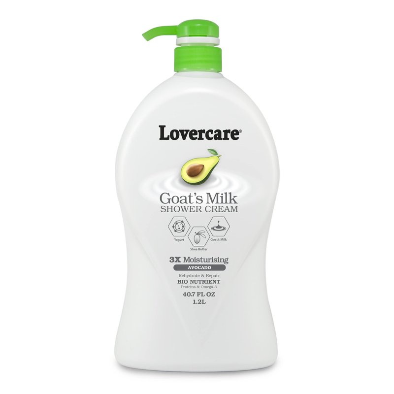 Lover's Care Goat's Milk Moisturizing Body Wash Shower Cream Avocado 40.7 Fl.Oz - Single…