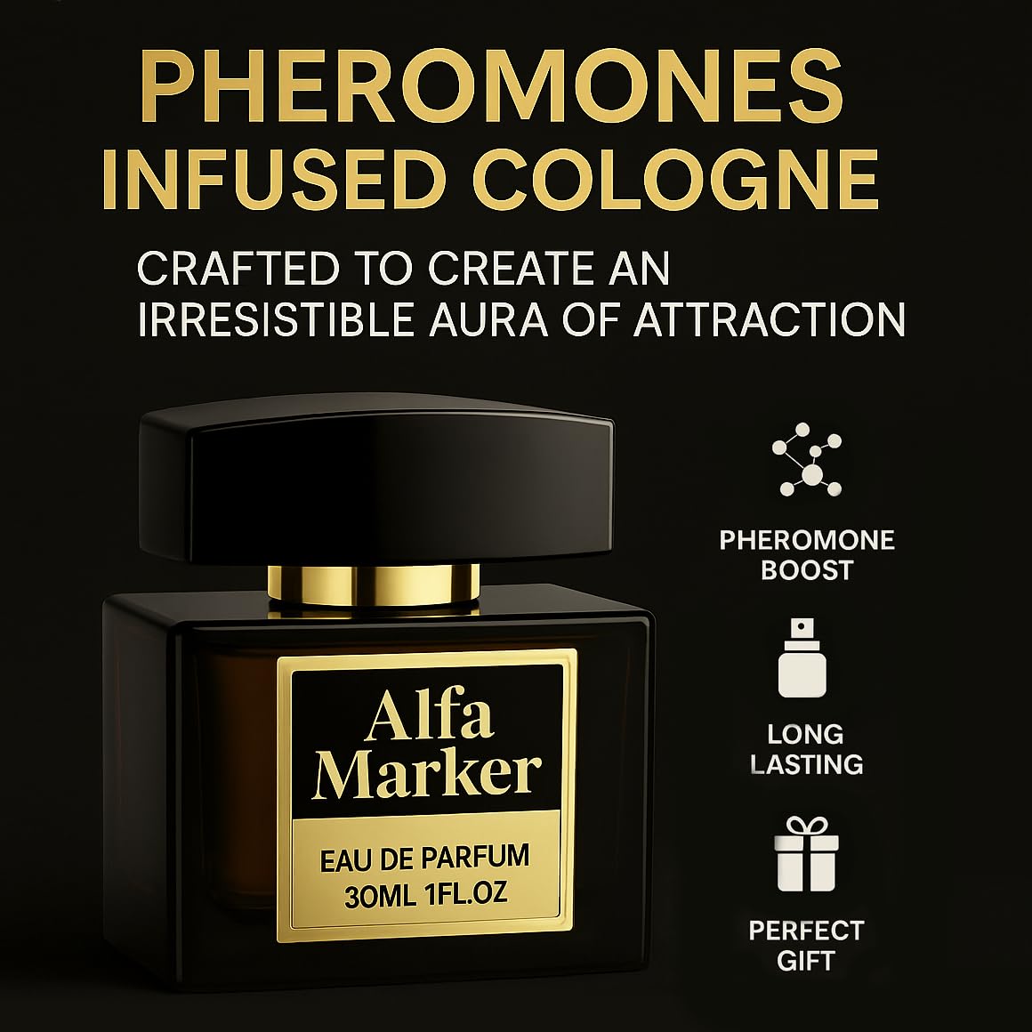 ALFAMARKER Cologne for Men - Perfume for Men, Original Formula, Long Lasting Premium Scent, Spray