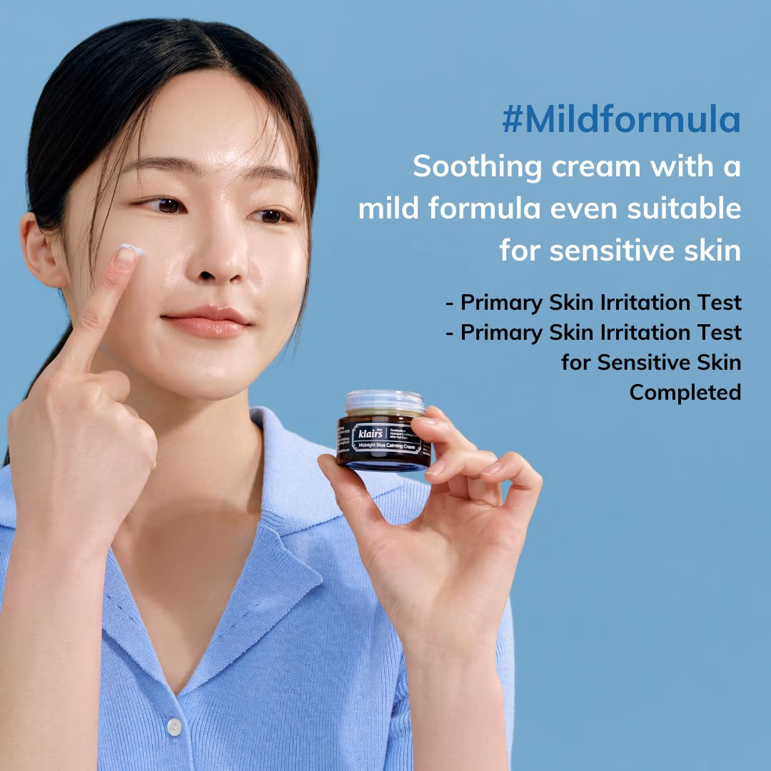 DearKlairs Skin Trouble Mark Care Duo Set, Midnight Calming Blue Cream + Freshly Juiced Vitamin Drop, facial cream, vitamin c serum