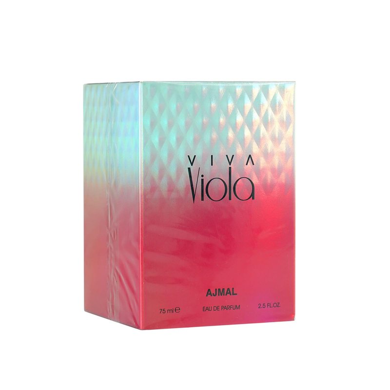 Ajmal Viva Viola Eau de Parfum 2.5 oz / 75 ml for Women | Oriental Vanilla Floral with Black Currant, Raspberry & Musk | Long-Lasting Luxury Scent Gift from Dubai