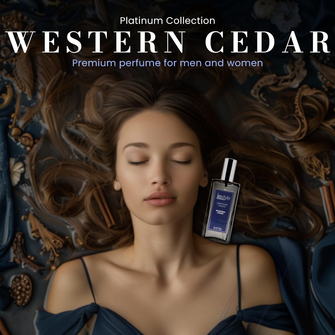Instyle Fragrances Platinum Collection Western Cedar, Inspired by L.e Labo’s Sa.ntal 33, Premium Unisex Eau de Parfum, CLEAN, Vegan, Paraben-Free, Never Tested on Animals, 3.4 Fluid Ounces
