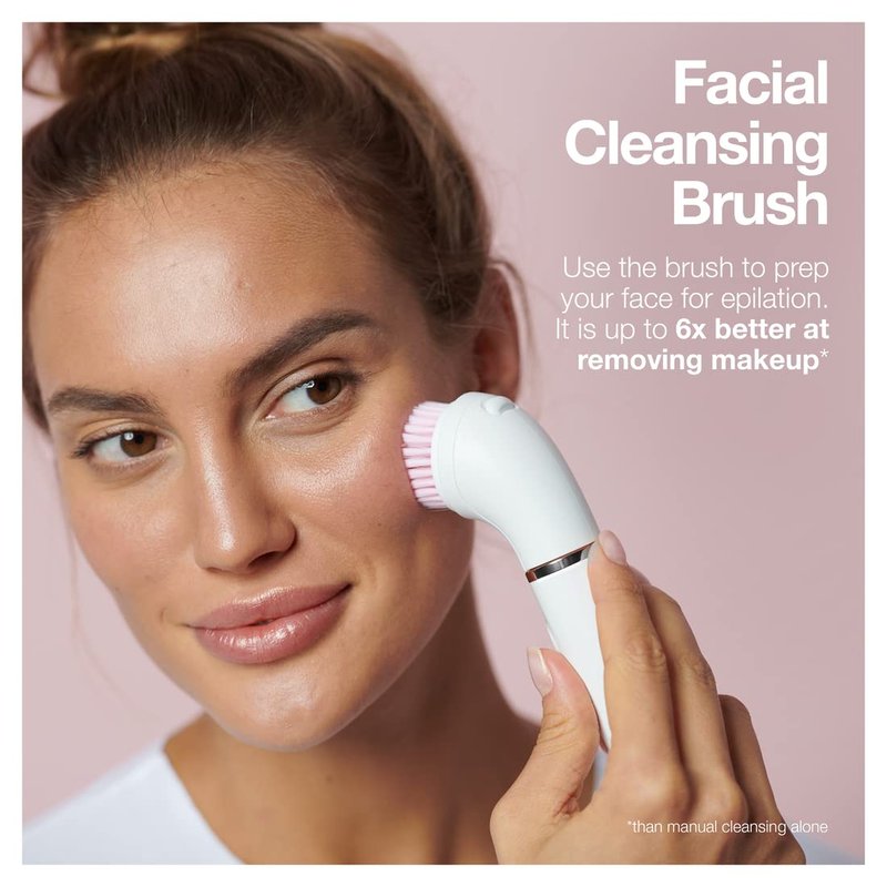 Braun Epilator SE5-895 | Women's Hair Removal Device with Shaver & Exfoliator Brush - Waterproof & Cordless