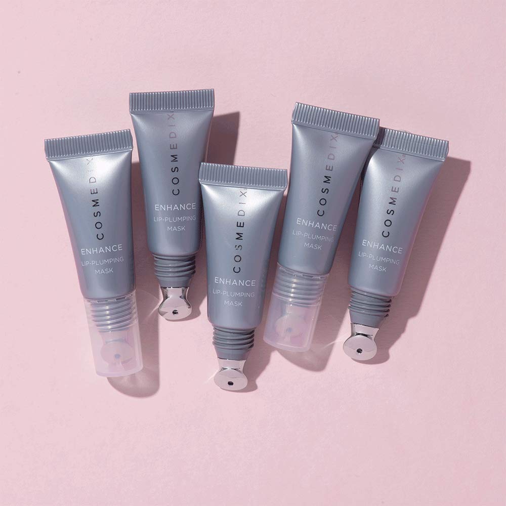 COSMEDIX Lip-Plumping Mask - Ultra-Nourishing Hydration with Shea & Cocoa Butter | Cruelty-Free, Gluten-Free