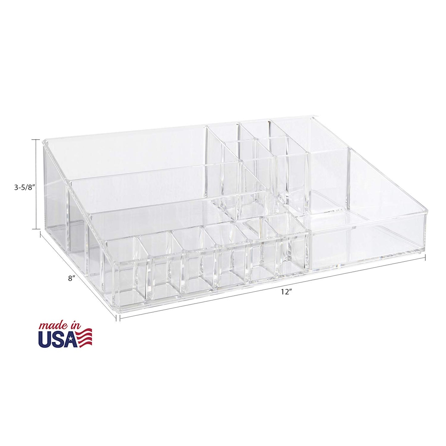STORi Audrey Makeup Organizer & Drawer Bundle, Holder for Makeup Brushes, Palettes, & Beauty Supplies, Made in USA