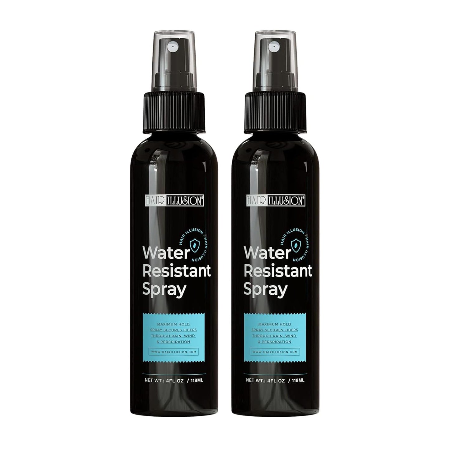 Hair iIllusion (Water Resistant) Hair Spray Allows You To Get Your Hair Wet - Pack of 2