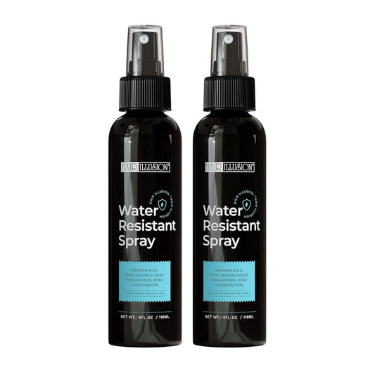 Hair iIllusion (Water Resistant) Hair Spray Allows You To Get Your Hair Wet - Pack of 2