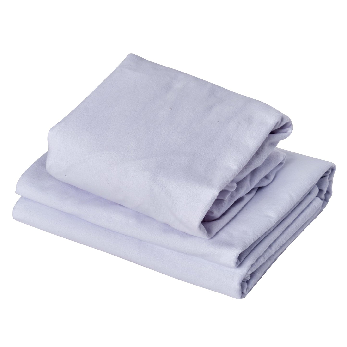 Master Massage Cotton Flannel Sheets Set (3 Piece Set) Massage Table Cover Set, Beauty Salon SPA Bed Replacement Cover, Includes Table Cover, Face Cushion Cover, Table Sheet, Pure White