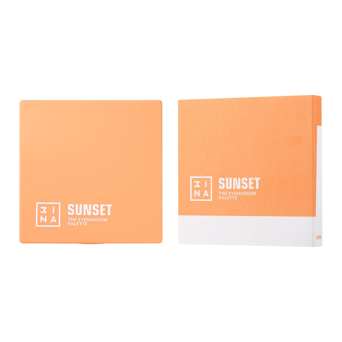 3INA The Eyeshadow Palette - 9 Eye Shadow Palette Makeup - Buildable, Long Wearing and Pigmented - Matte and Metallic Finishes - Sunset - 0.32 oz