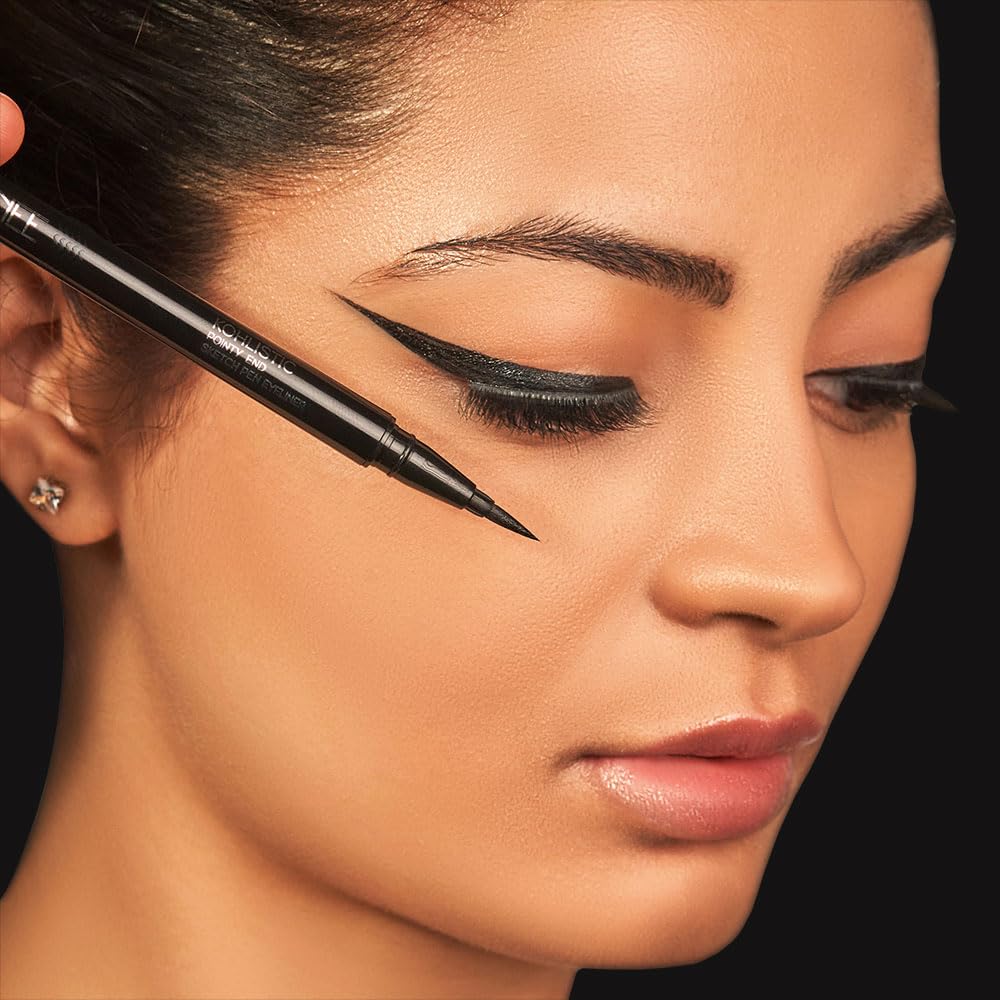 RENEE Pointy End Sketch Pen Eyeliner - Smudge Proof, Matte Finish, Light Weight, Water Resistant, Long Stay, Highly Pigmented with One Stroke Application Formula - Black