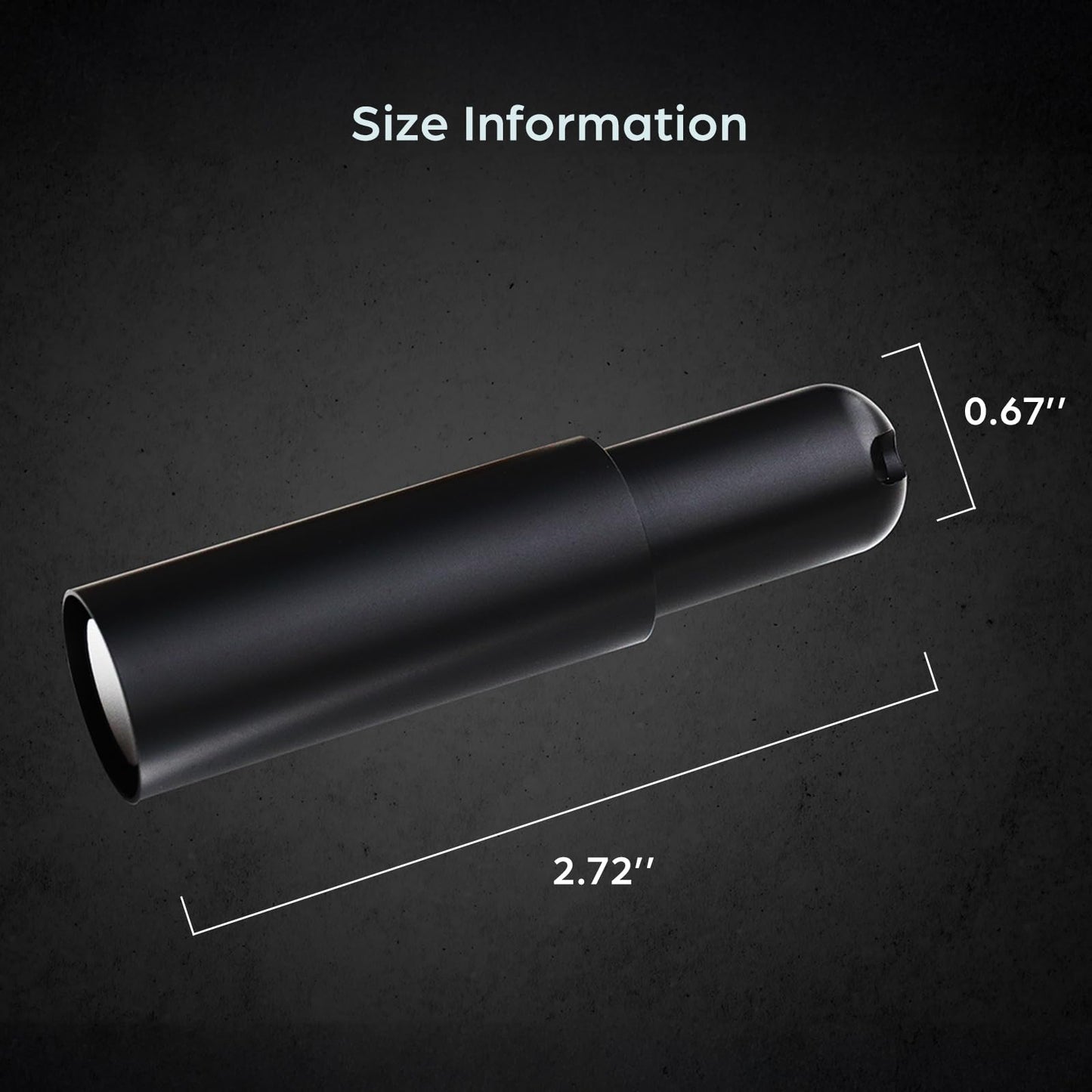 mordeco nanoSprayer Mini Perfume Refillable Bottle, Perfume Atomizer, Essential Oil Bottles, Small Spray Bottle for Travel, Everyday Carry (5ml, Matte Black)