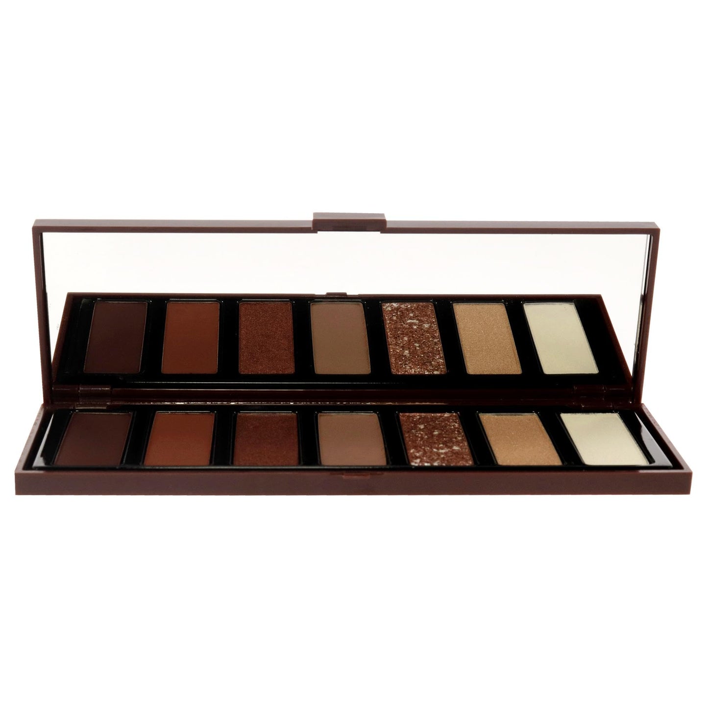 PUPA Milano Zero Calorie Chocolate Eyeshadow Palette 001 Spicy Chocolate - 7-Shade Shadow Collection with Matte, Satin, and Metallic Colors - High Pigment Formula - Soft, Blendable Texture - 0.329 oz