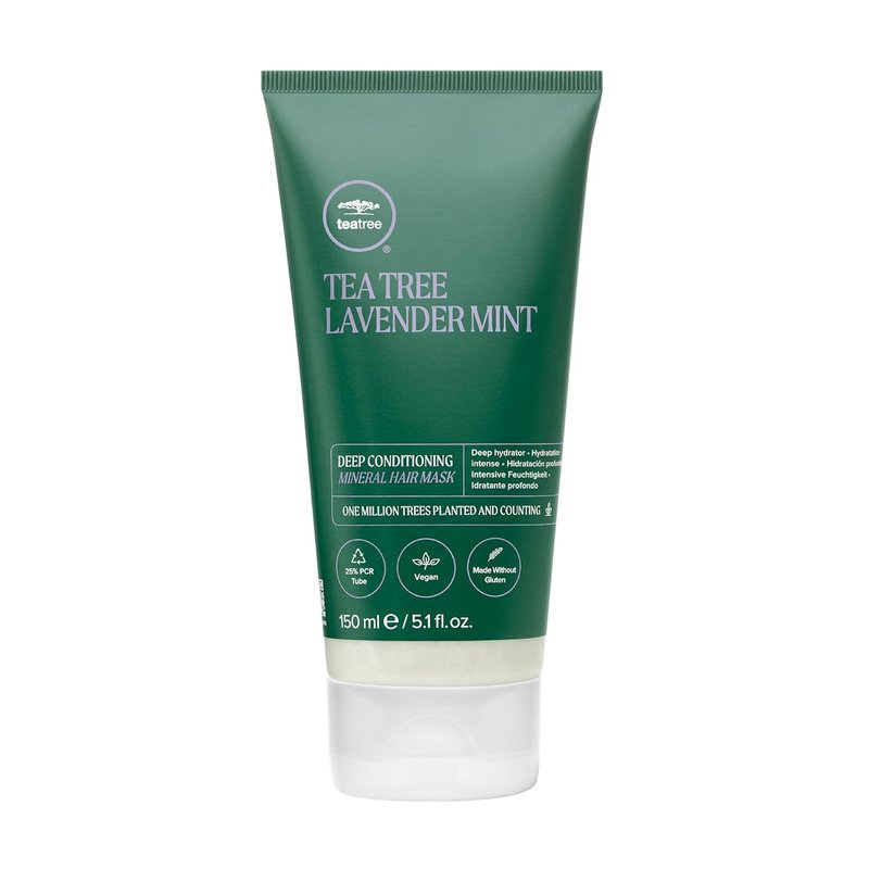 Tea Tree Lavender Mint Deep Conditioning Hair Mask - Hydrates & Strengthens Coarse, Dry Hair