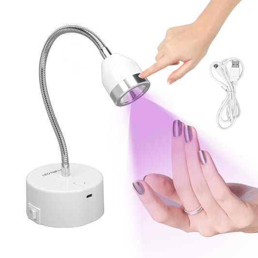 Touch Switch Gel x Lamp, 9W Cordless Flash Cure Lamp with 60s Timer