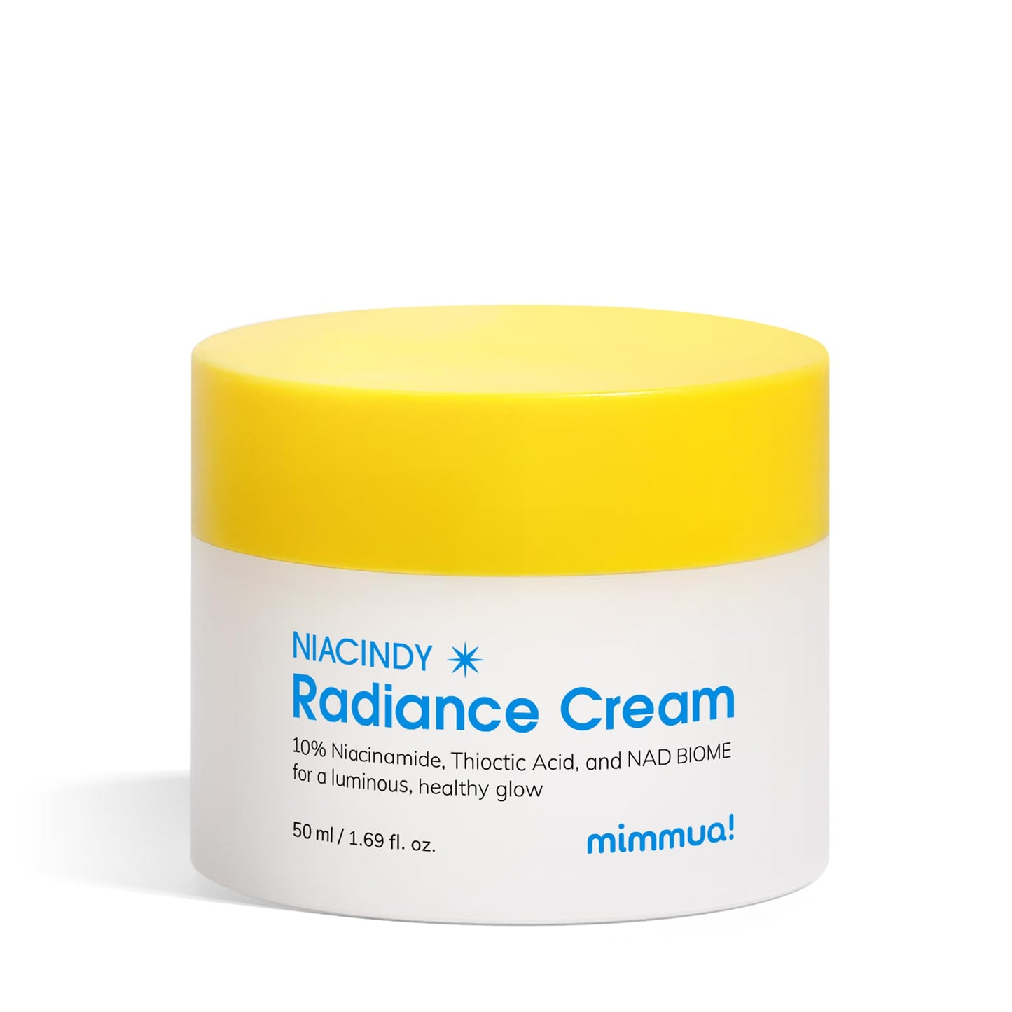 mimmua! NIACINDY Radiance Capsule Cream | Liposomal NAD + 10% Niacinamide +Thioctic Acid + 9 Peptides | Dark Spot Remover & Anti-Aging Moisturizer | Korean Clinical Formula for Radiant Skin | 50ml