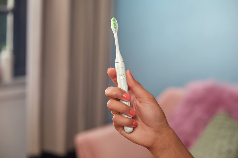 Philips One by Sonicare Rechargeable Toothbrush, Shadow Black, HY1200/06