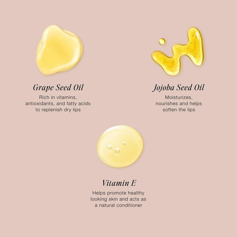 Jouer Essential Tinted Hydrating Lip Oil Gloss | Moisturizing Lip Treatment with Jojoba & Apricot Oils