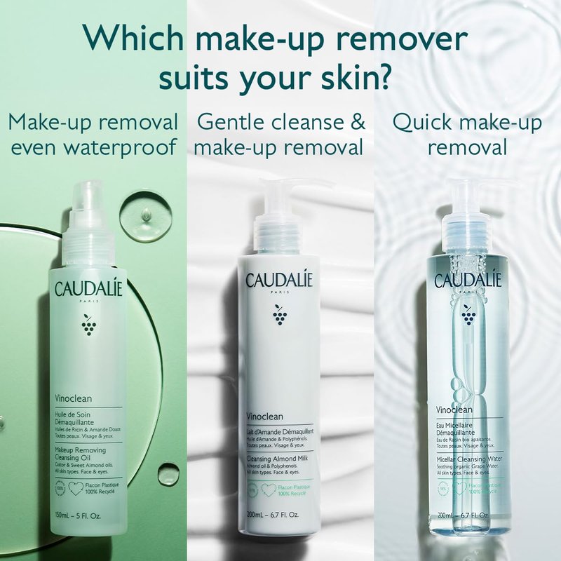 Vinoclean Micellar Cleansing Water - Gentle Makeup Remover | 200 mL