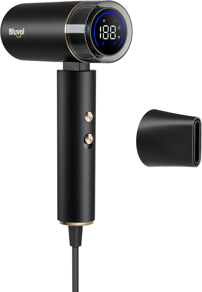 Apex Foldable Travel Hair Dryer - Mini Lightweight Design | 200 Million AquaGlow Negative Ions, Kid-Safe Mode
