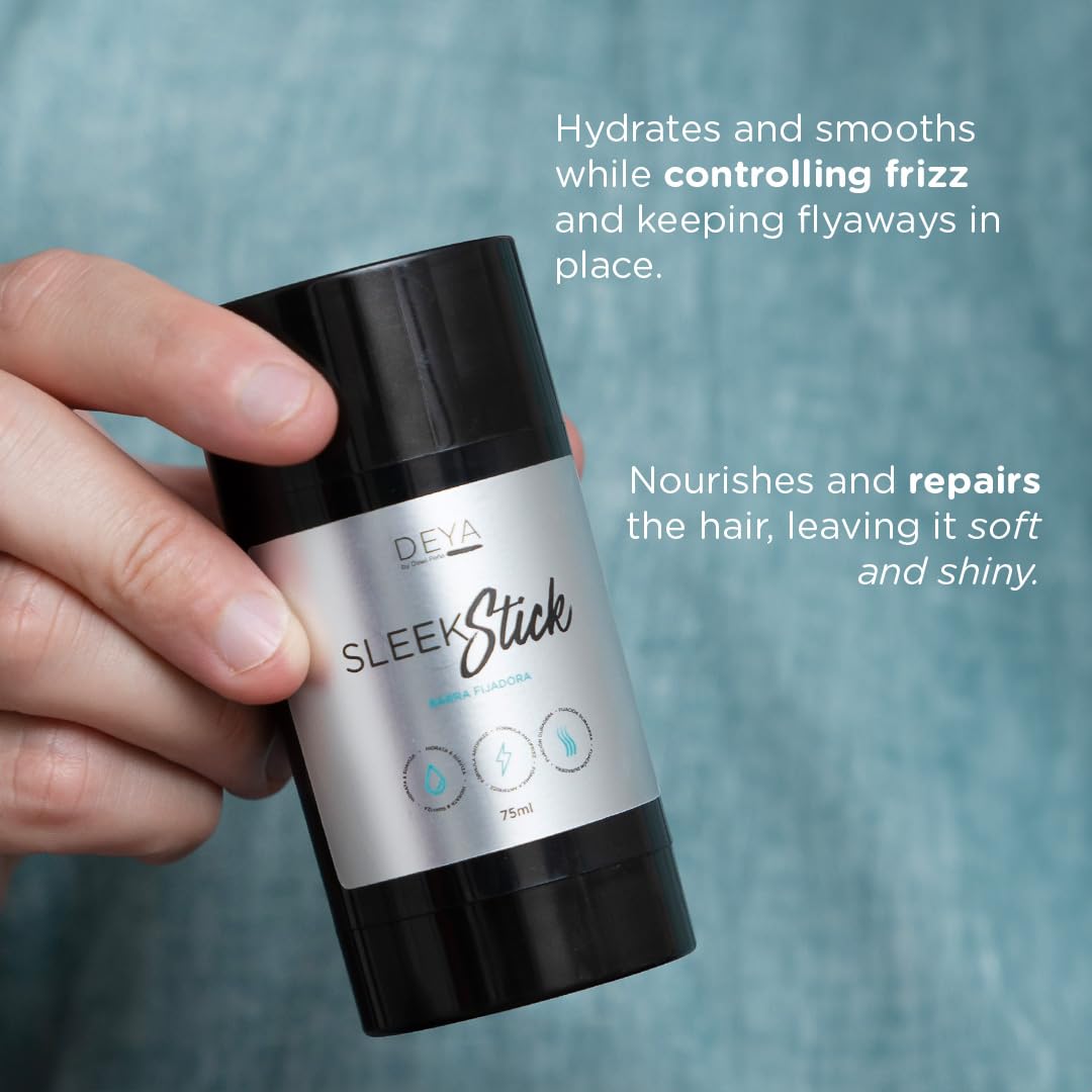 DEYA Sleek Stick | Hair Styling Wax Bar, Frizz Control, Long-Lasting Hold, Hydrating Hair Shaper. 75 ml