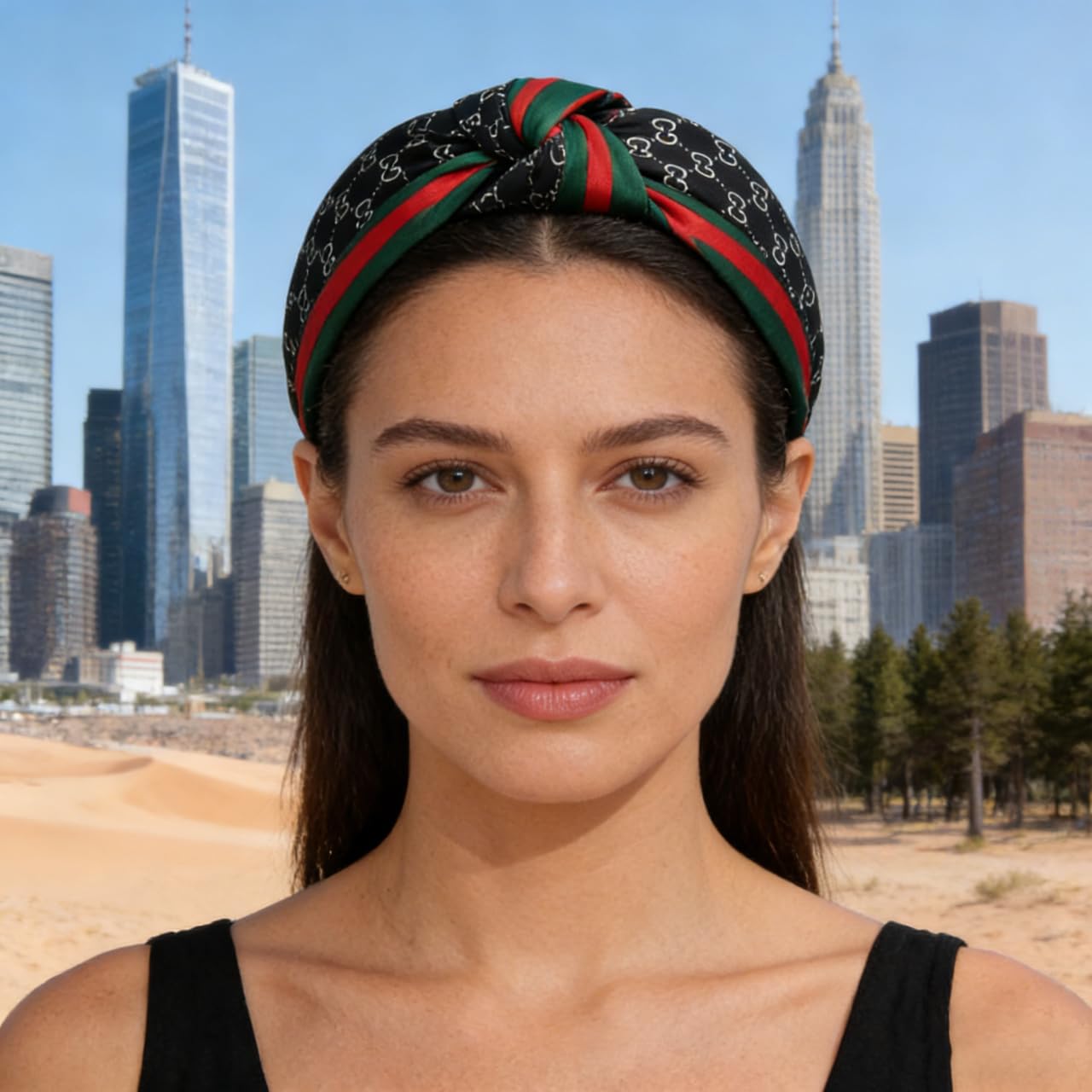 EZUY GNAY Classic pattern 3pcs headbands durable Very elastic Flexible and elastic headband for women gglv
