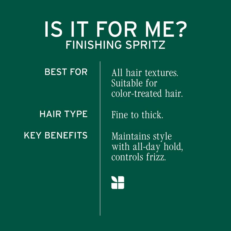 BIOLAGE Finishing Spritz - Strong Hold, Quick Dry Non-Aerosol Hairspray, Controls Frizz for Up to 24 Hours, Vegan & Cruelty-Free, packaging may vary