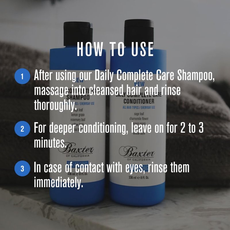 Baxter of California Daily Complete Care Conditioner, 16 Ounces