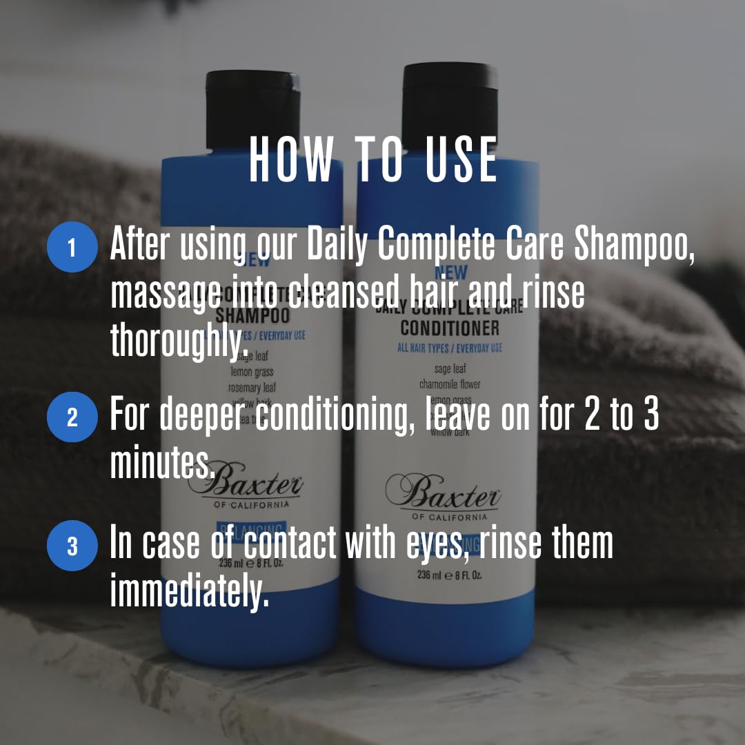 Baxter of California Daily Complete Care Conditioner, 16 Ounces