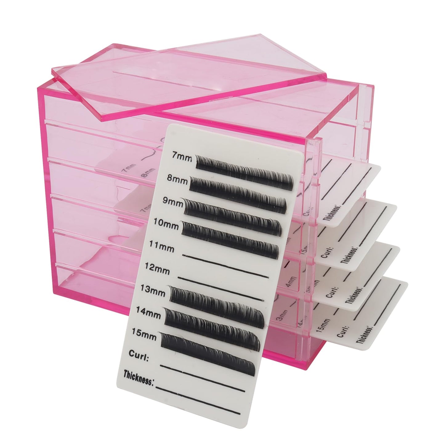 Mekupeu 5 Layer Eyelash Storage Box