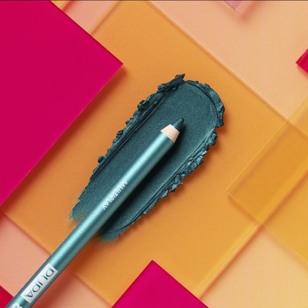 Pupa Milano Multiplay Eye Pencil - Vibrant Violet Eye Liner for Sensitive Eyes - 0.04 oz