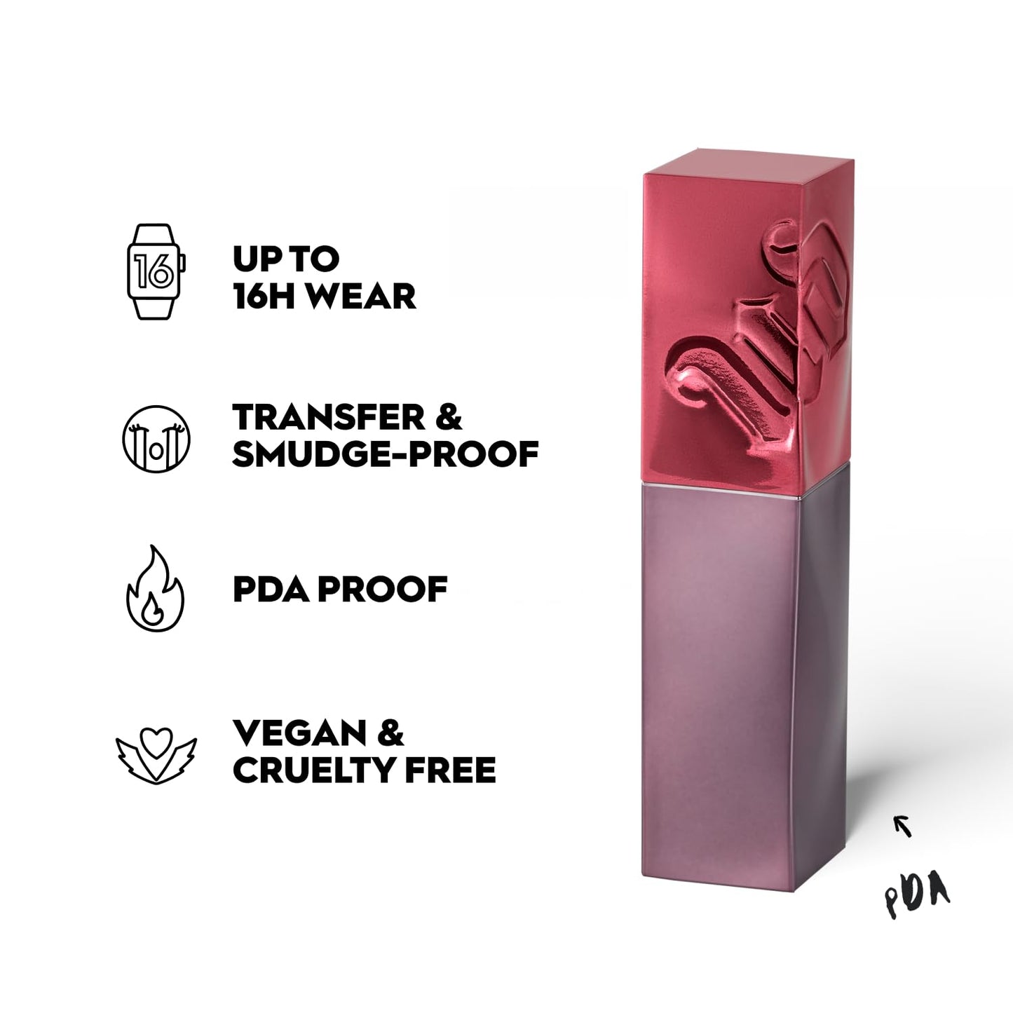 URBAN DECAY Vice Lip Bond Lipstick - Medium Brick Red Lipstick (PDA)