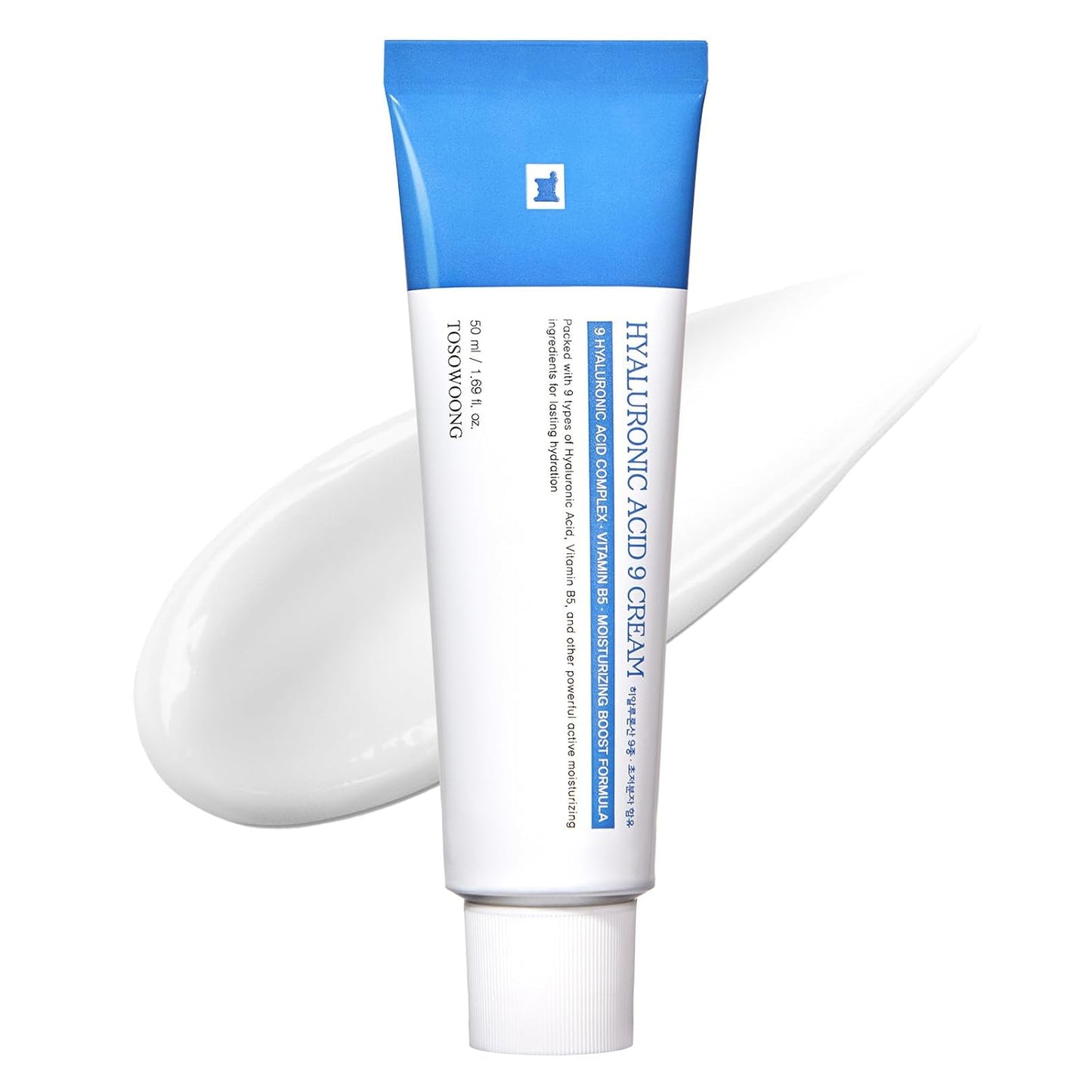 Hyaluronic Acid Face Cream - Long-Lasting Hydration with Vitamin B5 & Collagen | 50ml (1.69 fl. oz.)