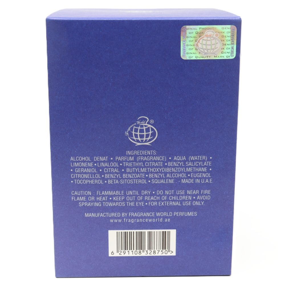 Maison Barakkat Aqua Stellar by Fragrance World for Unisex - 3.4 oz EDP Spray