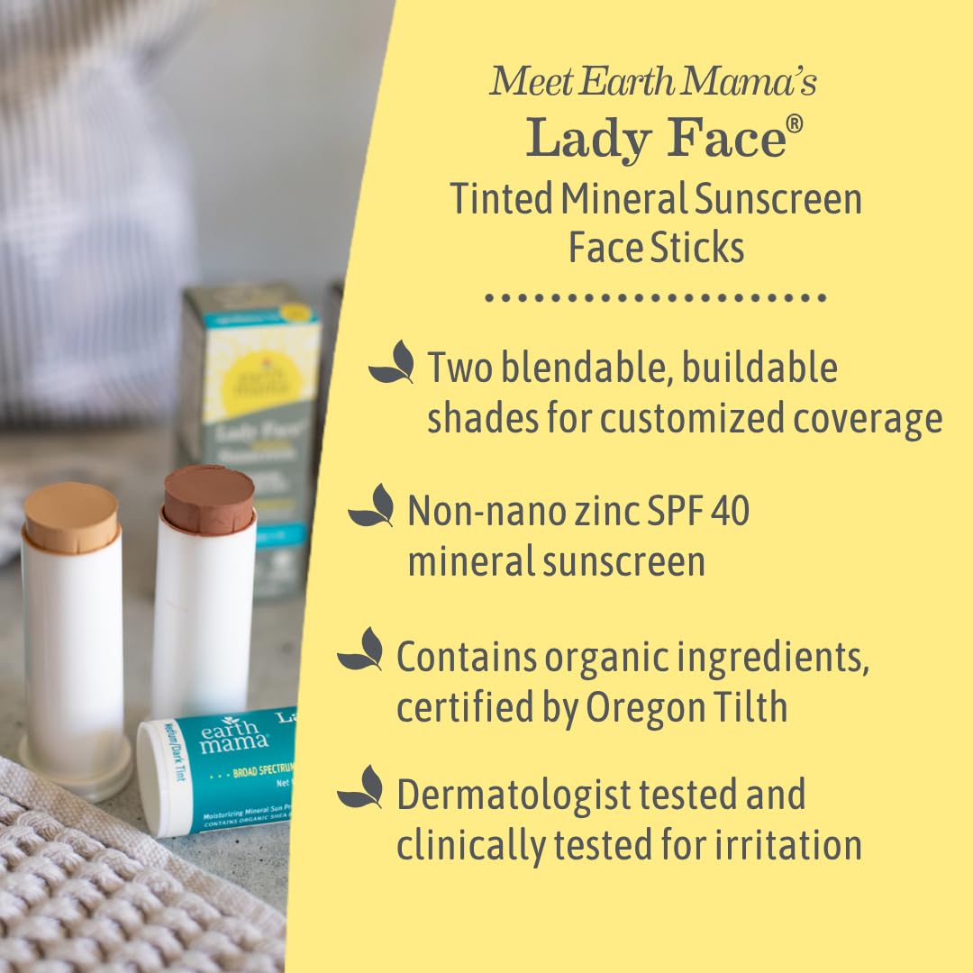 Lady Face Tinted Mineral Sunscreen Stick SPF