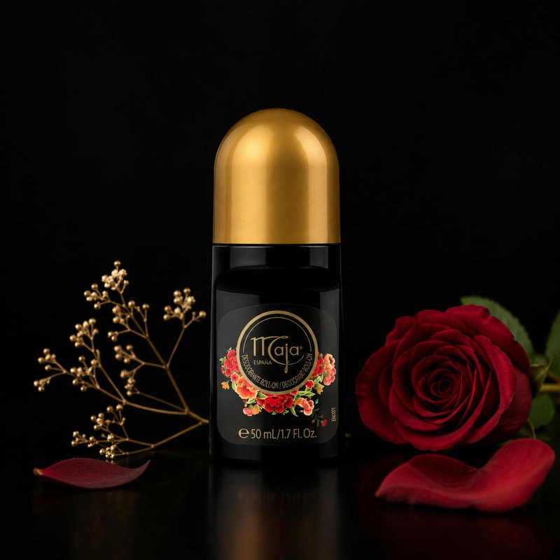 Maja España Roll-On Deodorant for Women 50 mL / 1.7 Fl Oz – Long Lasting Floral Fragrance, Elegant Daily Protection, Quick Dry Roll-On Desodorante Floral Mujer 3 Pack