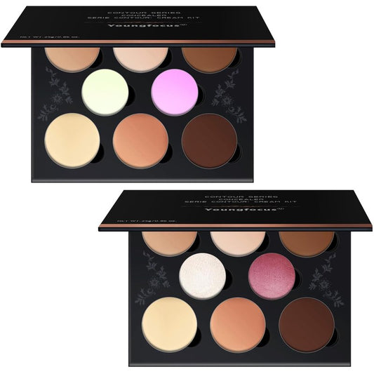 Youngfocus Cosmetics Cream Contour Best 8 Colors and Cream Contour Face Blushes