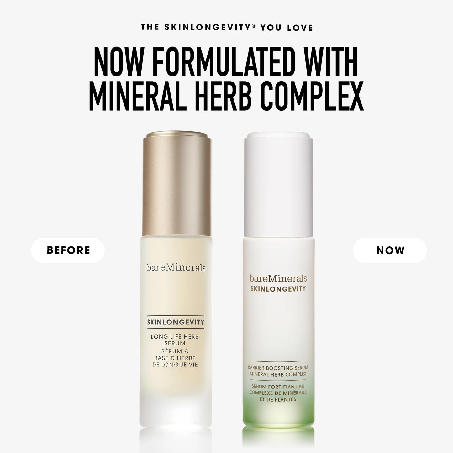 bareMinerals SKINLONGEVITY Barrier Boosting Serum, Hydrating Face Serum with Niacinamide, Strengthens Skin Barrier, Improves Texture, Suitable for All Skin Types, 30ml