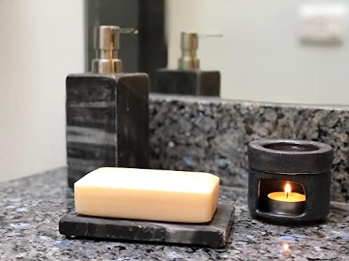 San Francisco Soap Company Man Bar Gift Set - 3 Premium Soaps (Siberian Fir, Midnight Amber, Bergamot) - 10 oz