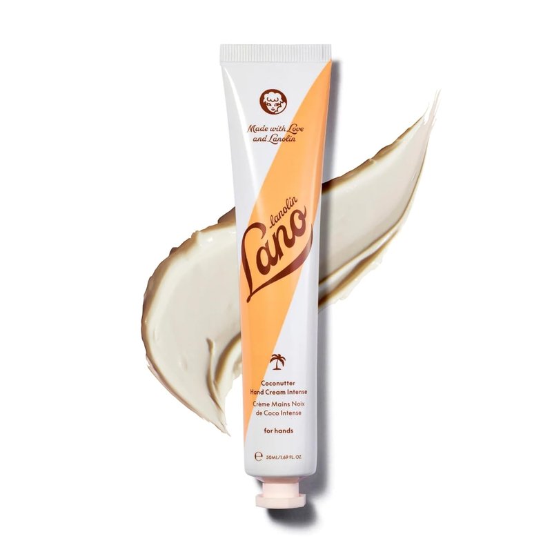 Lanolips Hand Cream - Moisturizing Lanolin Lotion with Coconut Oil & Shea Butter - Nourishes Dry Cracked Hands | 50ml / 1.69 fl oz